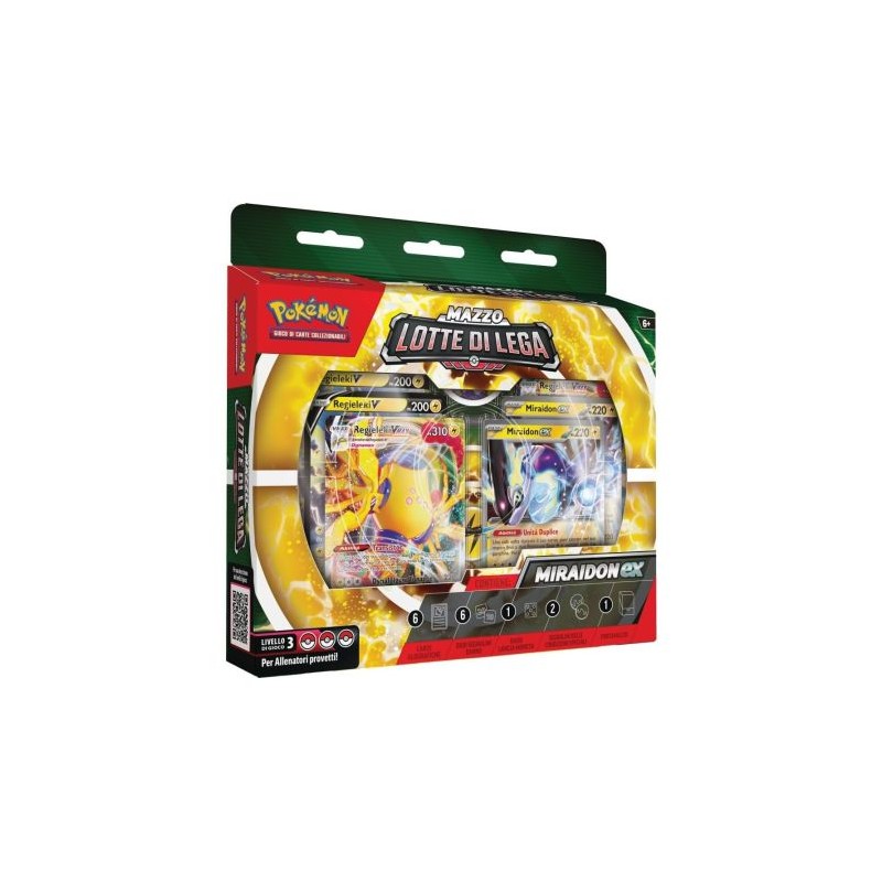 POKEMON Gioco Carte ITALIANO MAZZO LOTTE DI LEGA MIRAIDON EX ORIGINALE