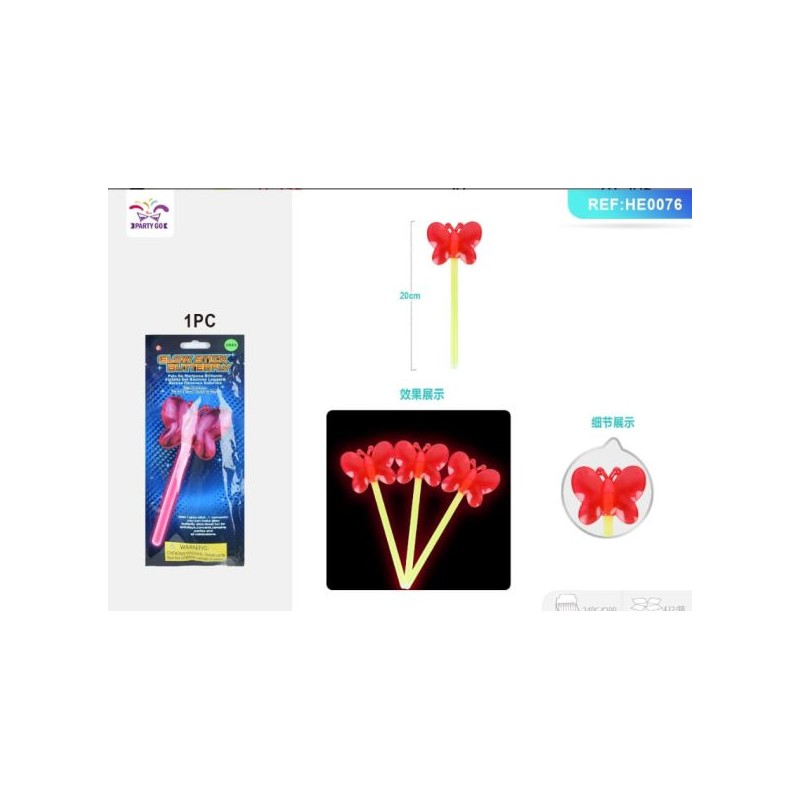 LIGHTSTICK CON PICCOLA FARFALLA