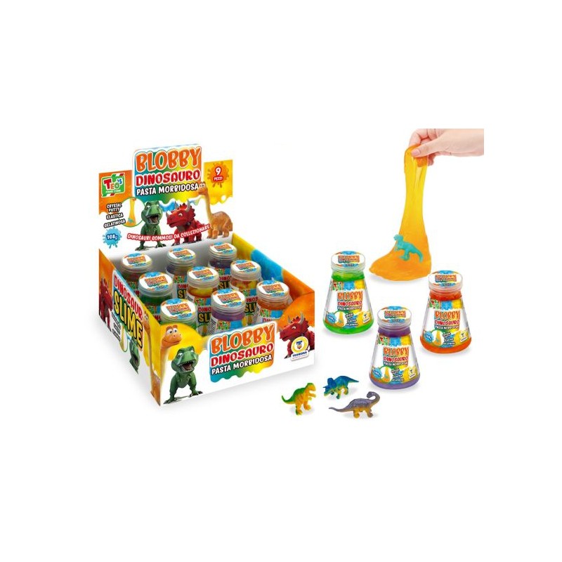 TEO'S FREETIME - BLOBBY DINO CRYSTAL PUTTY 9 PZ 108 GR
