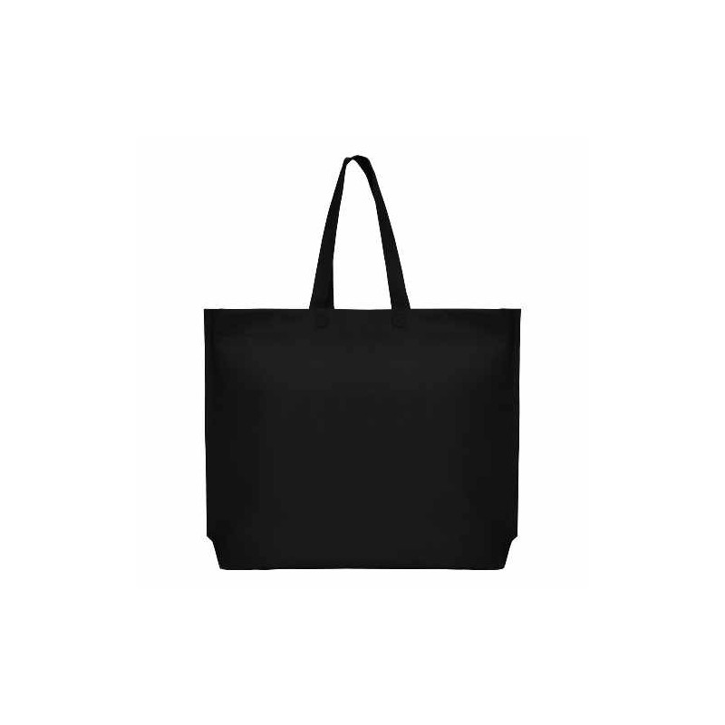 Masala Borsa shopper con finiture termosaldate, manici lunghi e soffietto esagonale alla base.54 x 40 x 10 cm