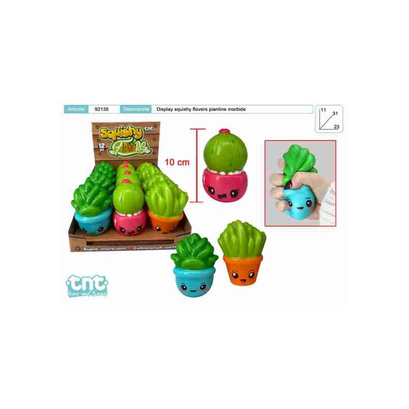 TnT SQUISHY FLOVERS - Piantine Squishy Disp 12pz