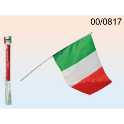 bandiera italia 30x46 con...