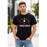 T-shirt maglietta in cotone con stampa I need beer