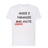 T-SHIRT IN COTONE ADULTO CON STAMPA ANSIE E PARANOIE