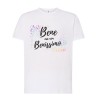 T-SHIRT IN COTONE ADULTO CON STAMPA BENE MA NON BENISSIMO