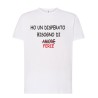T-SHIRT IN COTONE ADULTO CON STAMPA HO UN DISPERATO BISOGNO DI FERIE