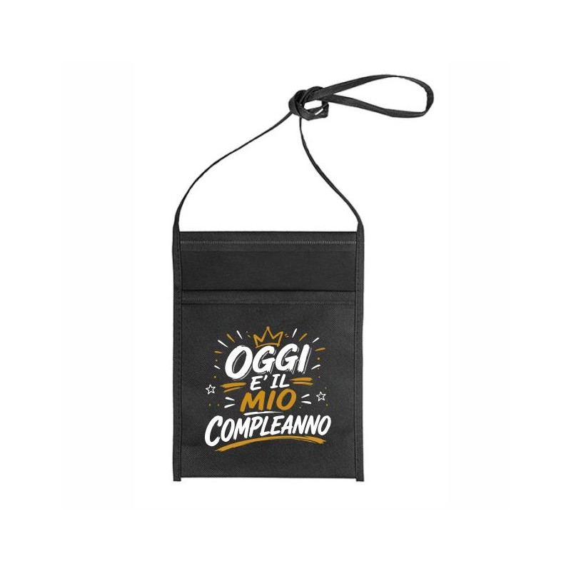 PORTA CALICE CON STAMPA COMPLEANNO