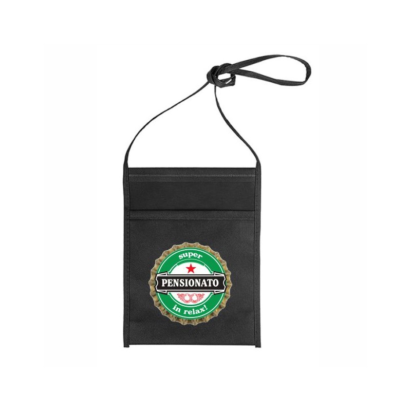 PORTA CALICE CON STAMPA PENSIONATO IN RELAX