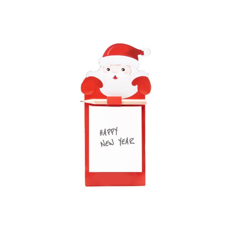 Block notes con Babbo Natale e matita inclusa