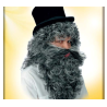 Barba brizzolata lunga cm 40